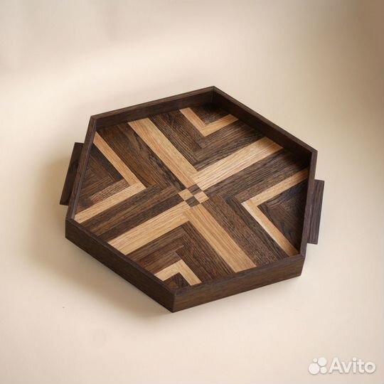 Поднос деревянный для завтрака