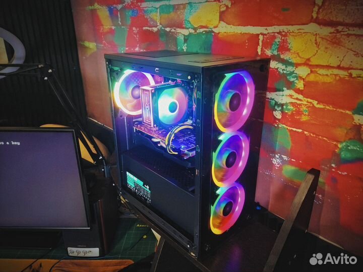 Игровой пк 10ядер/20пт/rx580(8gb/480m2ssd/16gb
