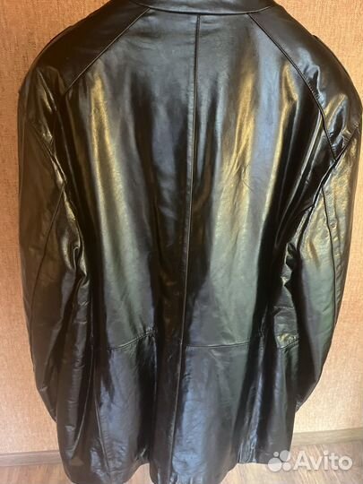 Кожаная дубленка мужская