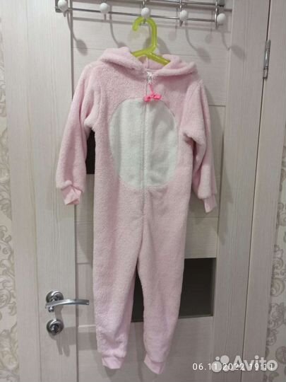 Костюм кролика, h&m, 5-6 лет, 110-116
