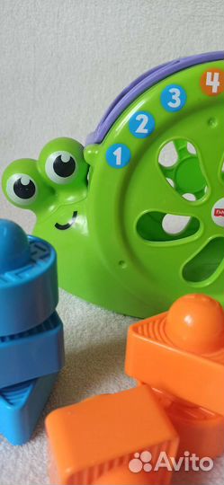 Игрушка музыкальный сортер Улитка Fisher price