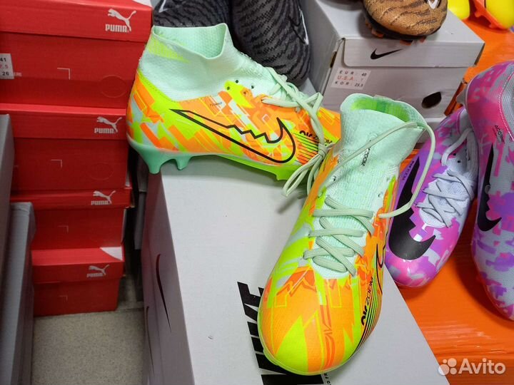 Футбольные бутсы nike zoom vapor elite mercury