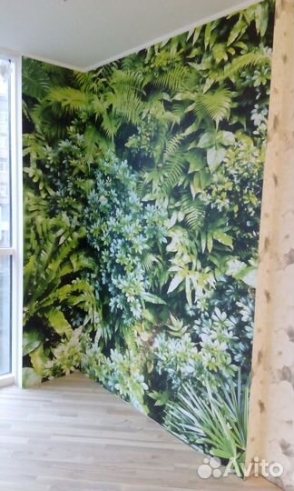 Поклейка обоев