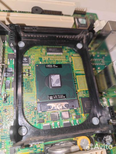 Материнская плата MS-9642 Mini-itx +проц и память