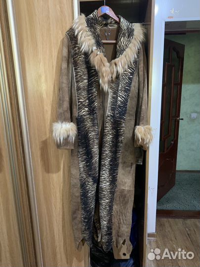 Женская дубленка из натуральной кожи