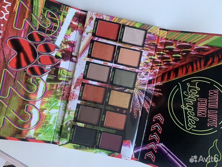 NYX Tiger Energy палетка теней