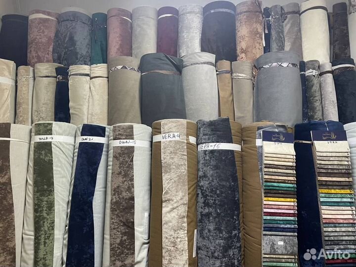 Мебельная ткань велюр флок бархат экокожа
