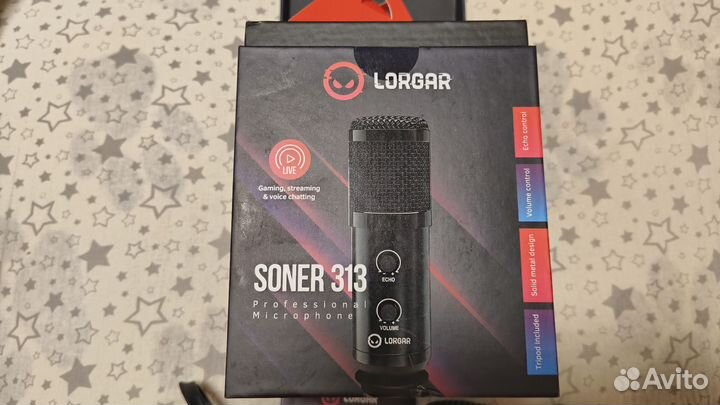 Игровой микрофон Lorgar soner 313