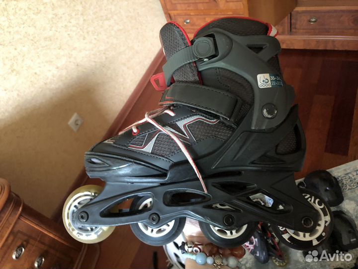 Ролики раздвижные размер 35-38 oxelo