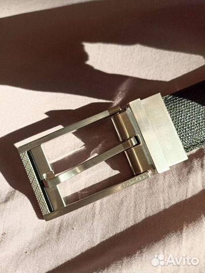 Мужской кожаный ремень ck