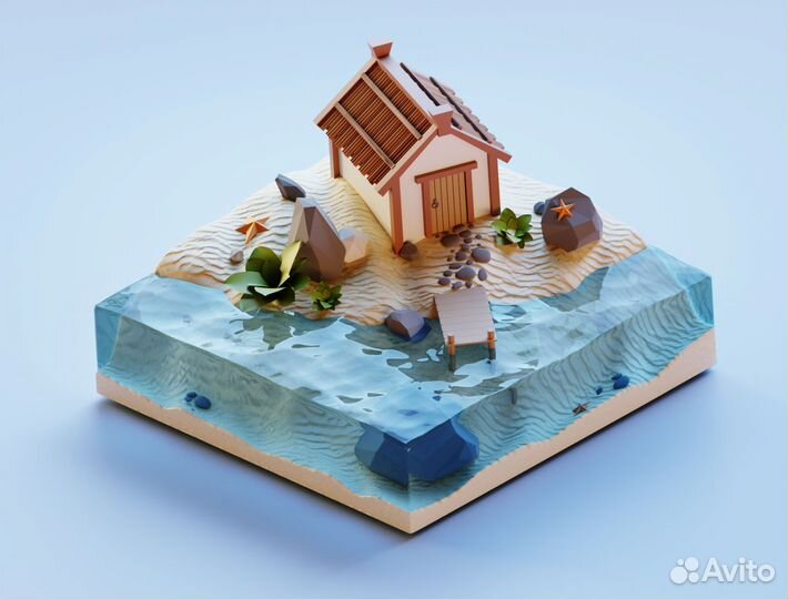 3D моделированиe и рендер