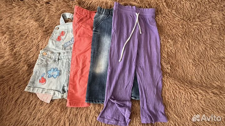 Вещи пакетом на девочку 80-110