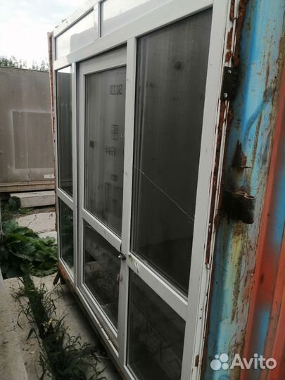 Дверь входная пвх бу