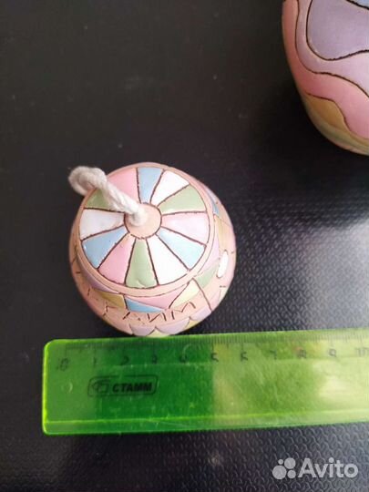 Набор ручной работы- ваза, колокольчик,солонка