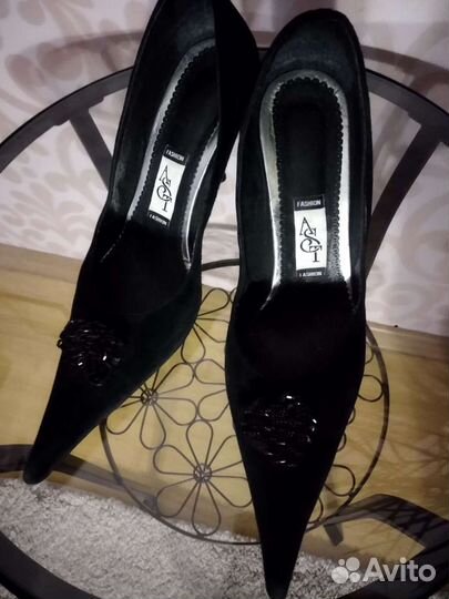 Туфли замшевые 41