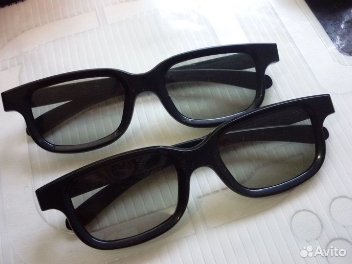 Очки 3Д для Тв, кинотеатра, 2 шт