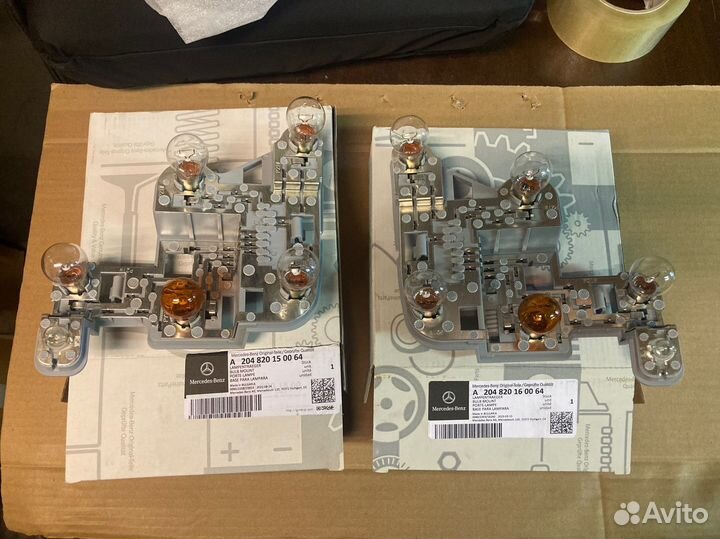 Плата заднего фонаря Mercedes C-Class W204 дорест