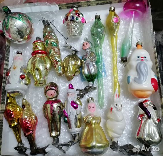 Елочные игрушки СССР