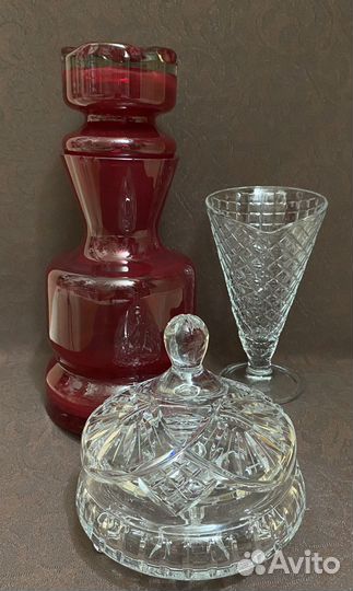 Графин, фруктовница, конфетница,ссср салатница