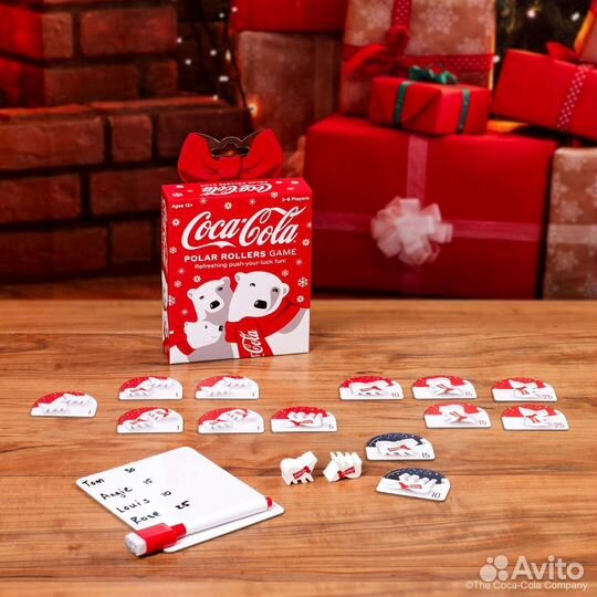 Coca-Cola Кока-Кола Настольная игра Polar Rollers