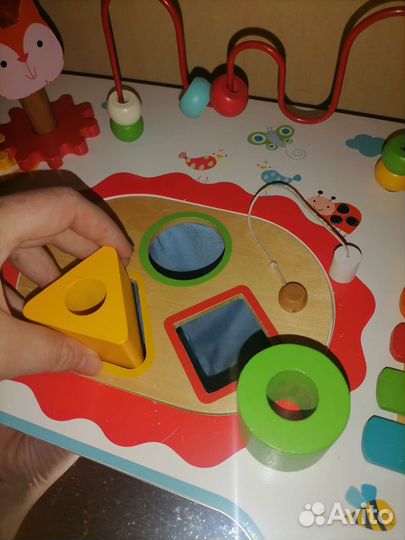 ELC Игровой развивающий центр Деревянный, бизиборд