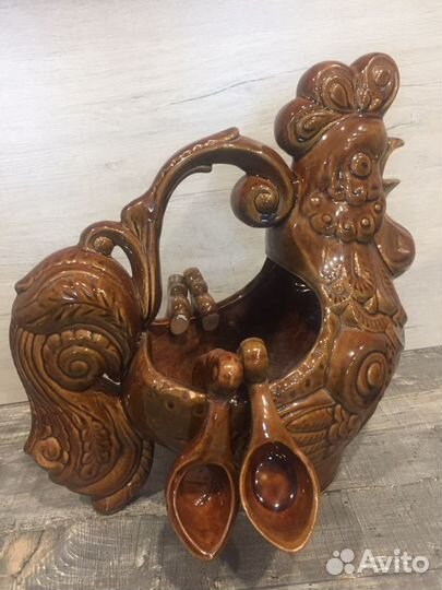 Петух керамический