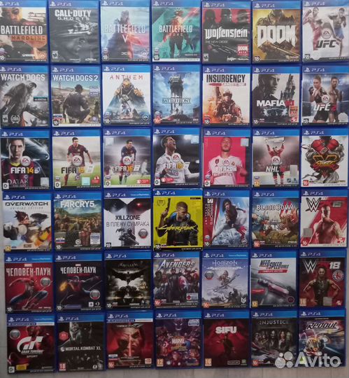 Прокат дисков на ps4