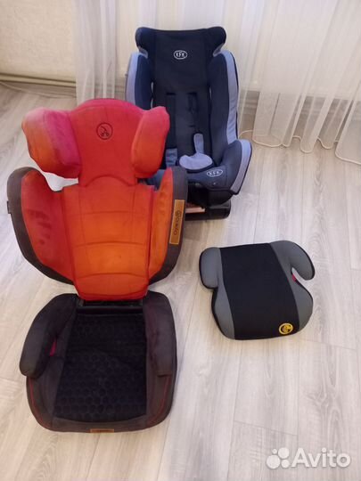 Два детских автокресла + бустер