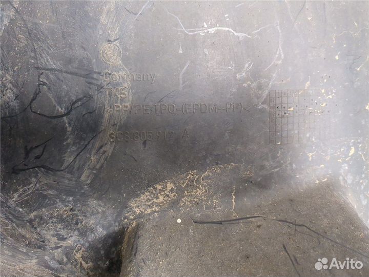 Защита арок (подкрылок) Volkswagen Passat CC, 2009