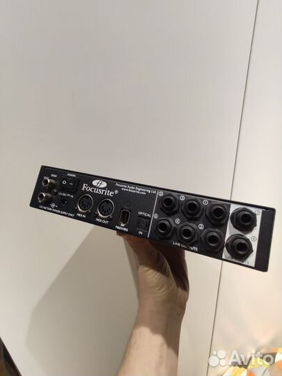 Аудиоинтерфейс focusrite saffire pro 24 dsp