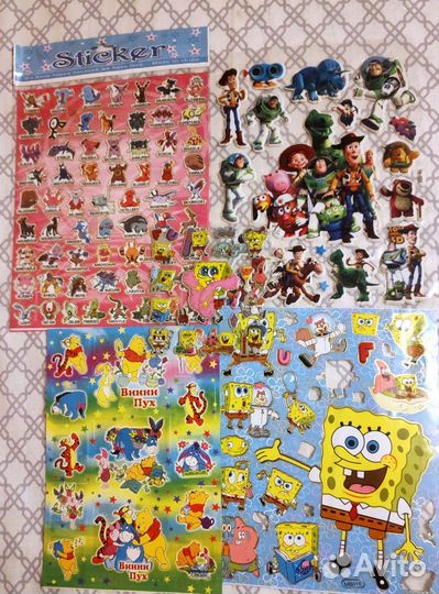 Наклейки все сразу
