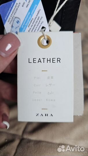 Ботинки, сапожки Zara. Натуральная кожа