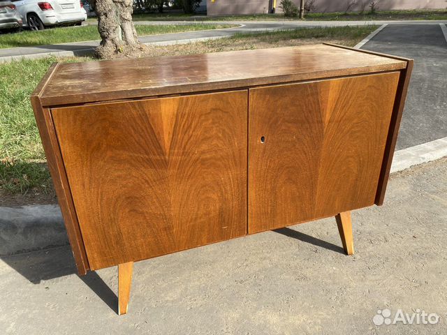 Тумба под тв хайборд ретро СССР mid century комод купить в Москве ...