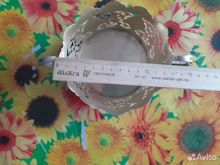 Конфетница серебро СССР