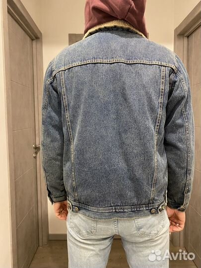 Джинсовая куртка pull bear утепленная
