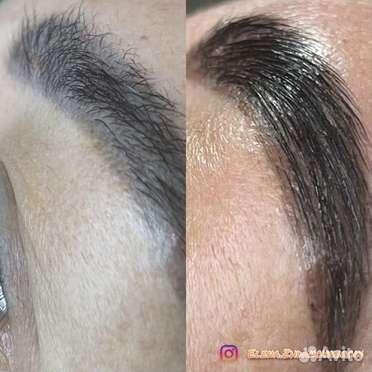 Ламинирование ресниц/бровей.Коррекция бровей