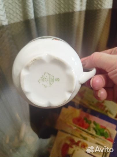 Молочник сливочник ссср,чайная пара