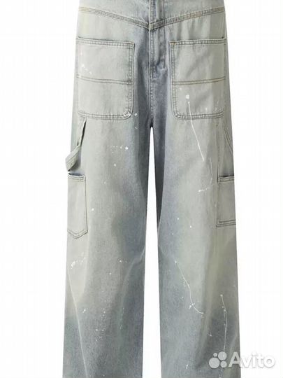 Джинсы широкие Grailz Project type как у Стопбана