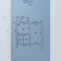 1-к. квартира, 33 м², 1/3 эт.