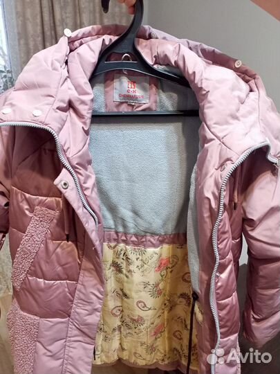Пуховик для девочки зима
