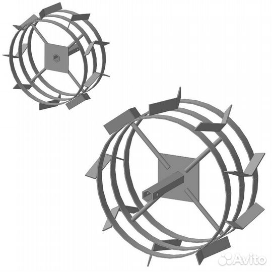 Грунтозацепы вал S 24, 445/180 мм