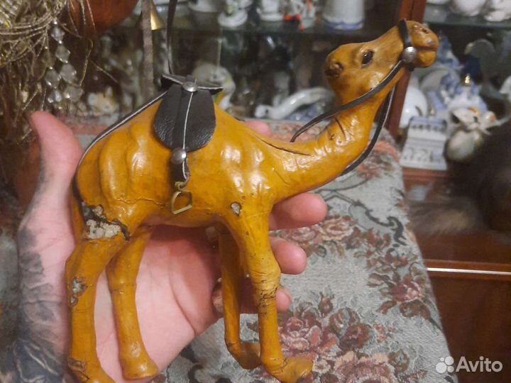 Верблюд папье-маше, кожа