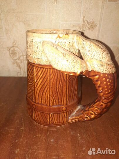 Кружка пивная керамика