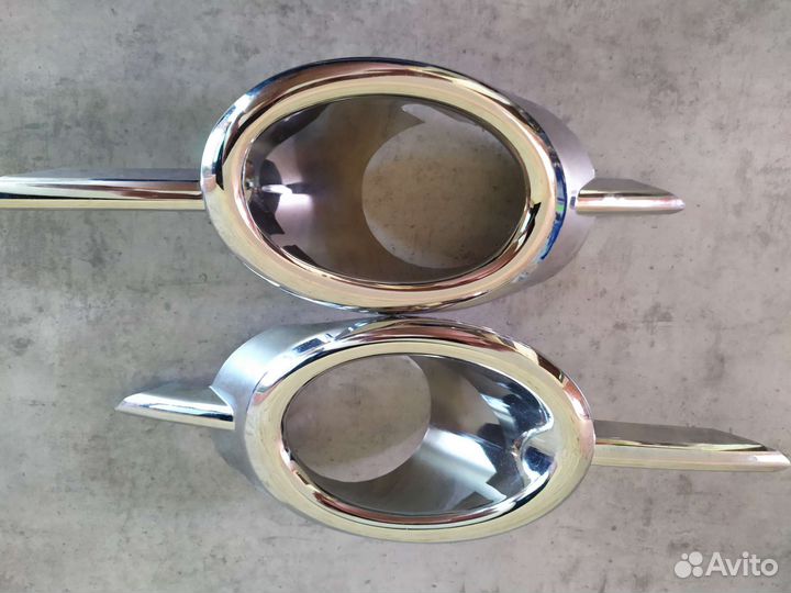 Хромированные накладки на птф