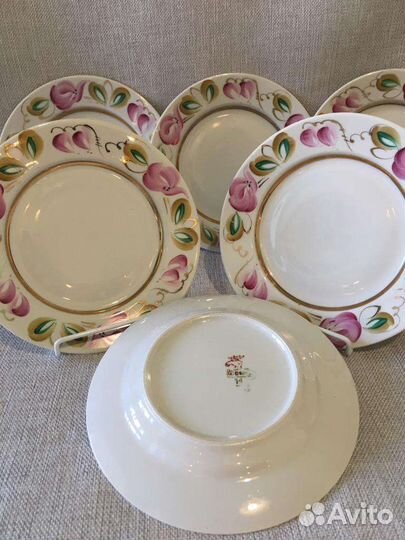 Тарелка. Фарфор. Вербилки. СССР