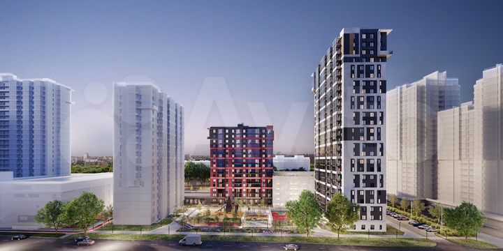 4-к. квартира, 87,6 м², 10/15 эт.