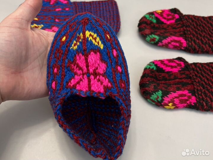 Следки детские вязаные носки