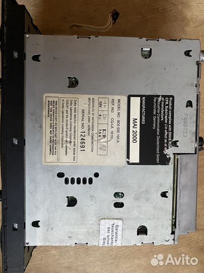 Магнитола Audi symphony