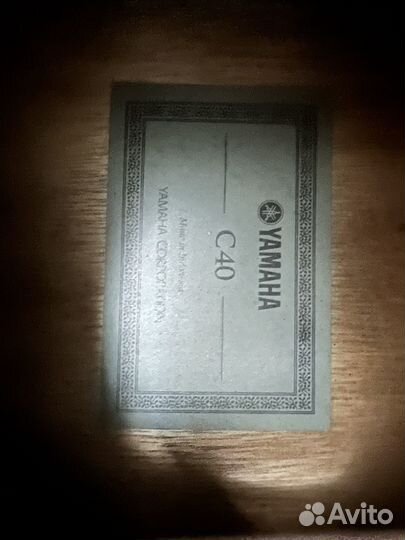 Гитара Yamaha c40