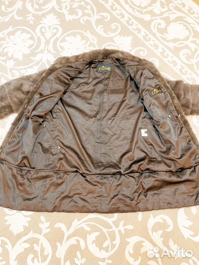 Шуба норковая 42 44 поперечка